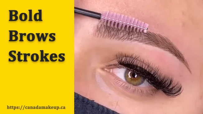 Bold Brows Strokes, Phibrows Pigment Supe Brown 2 & 3 | Canada Makeup | HOW I SEE MICROBLADING | Bold brows strokes cover min | Canada Makeup | NOOSHIN JAVAHERIAN
