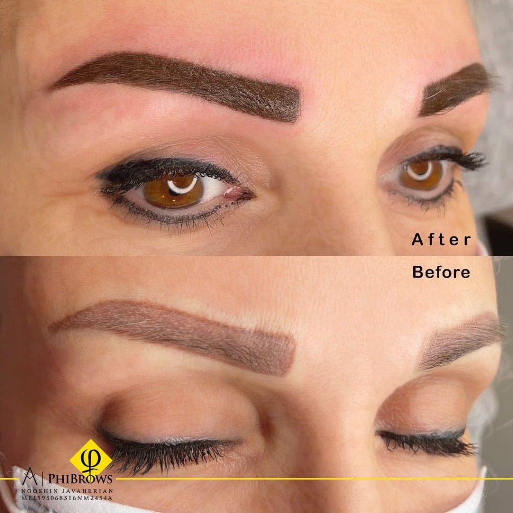 Before vs. After eyebrows tattoo | Canada Makeup | eyebrows | photo 2021 11 07 08 28 33 | Canada Makeup | NOOSHIN JAVAHERIAN
