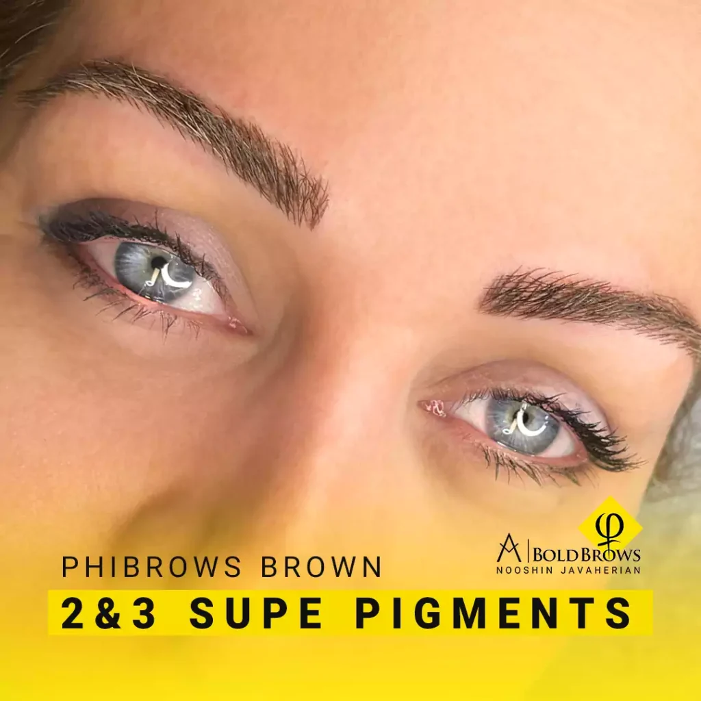 Microblading strokes to the delicacy of eyebrow hair