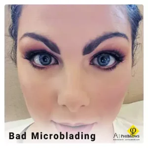 Bad microblading | canada makeup