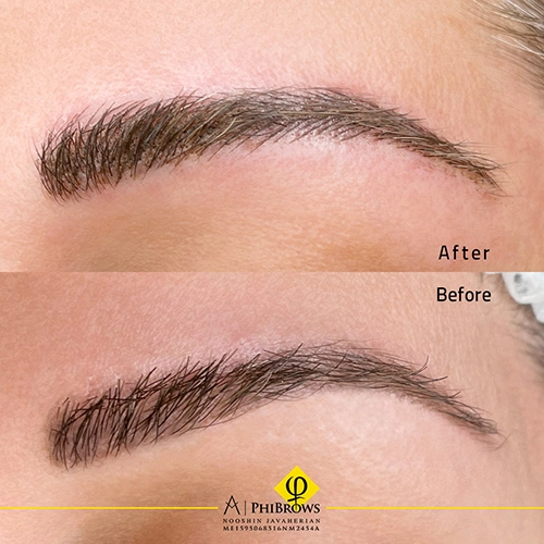 Microblading after